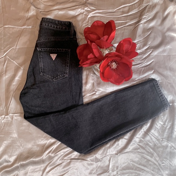 Guess Denim - 💎 Guess Los Angeles • 90s Black Washed High-Rise Skinny Jeans